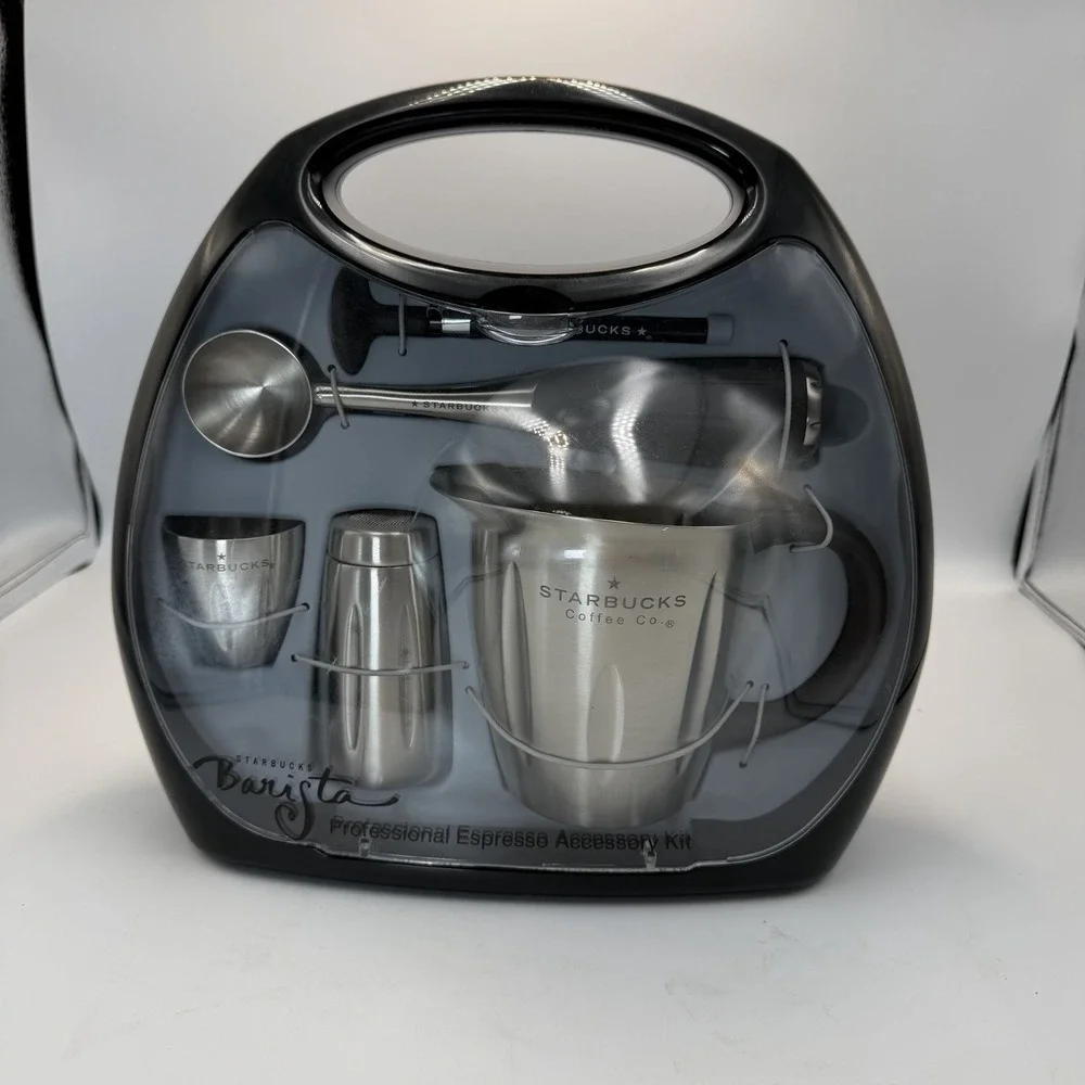 NEW Starbucks Professional Barista Espresso Accessory Kit Stainless Steel